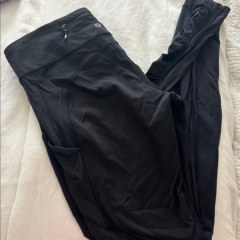 Lululemon Athletica Black High-Waisted Leggings